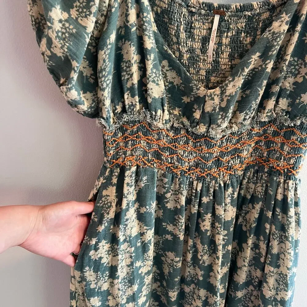 Free People Soft Seafoam Ellie Maxi Dress Size S